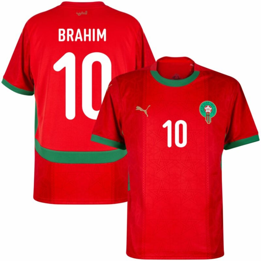 Marocco Brahim 10 Home Fan Jersey 2025/26