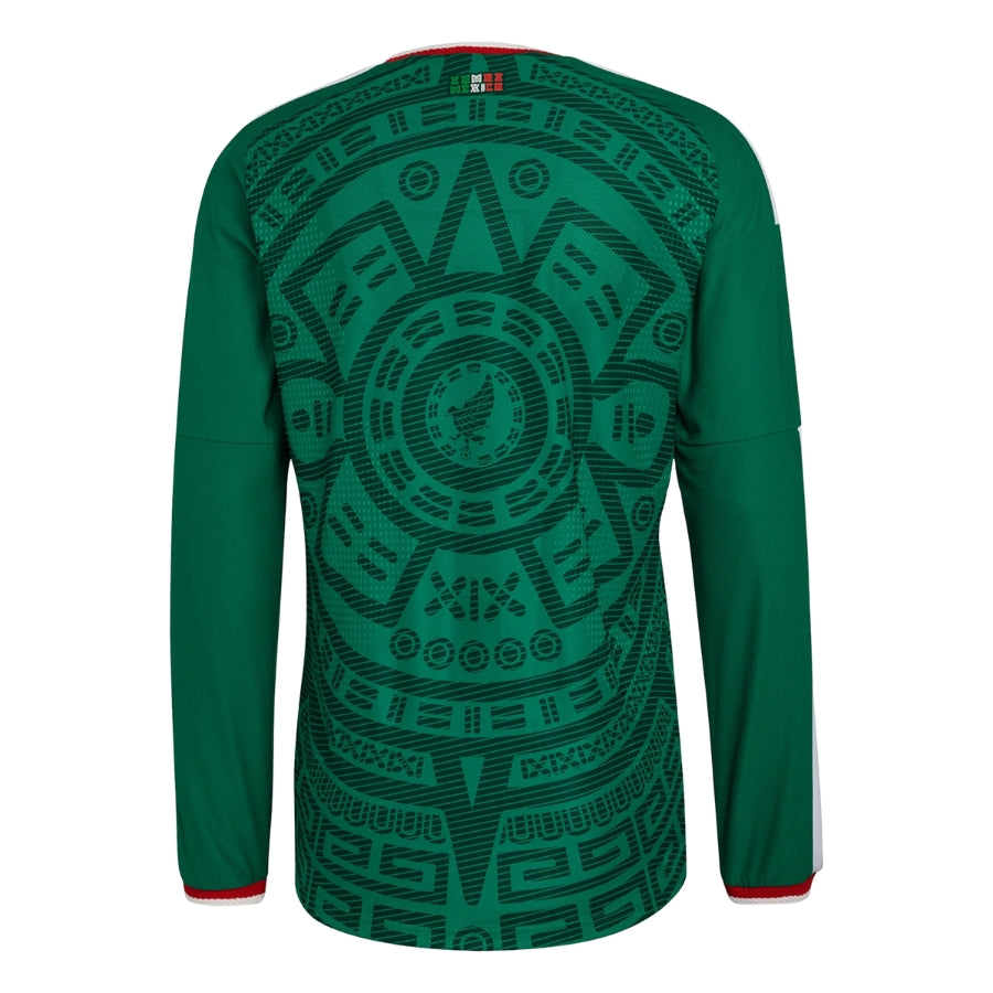 Mexico Home Authentic Player Long Sleeve Shirt 2026 World Cup