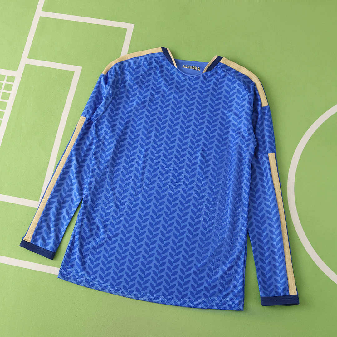 Italy World Cup 2026 Jersey Player Version - Long Sleeve