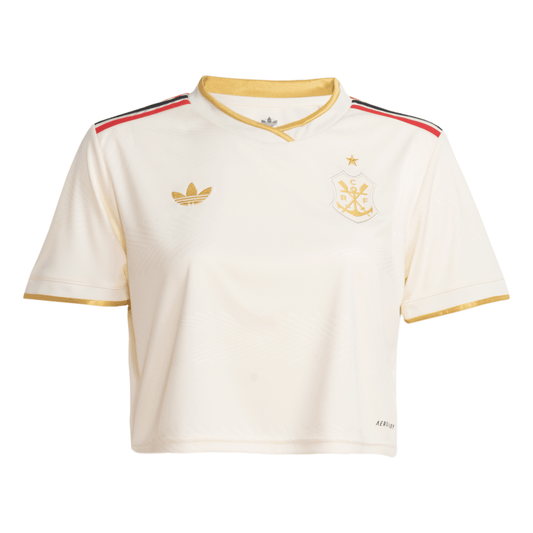 Cropped Flamengo Feminina Jogo 3 Adidas 2025