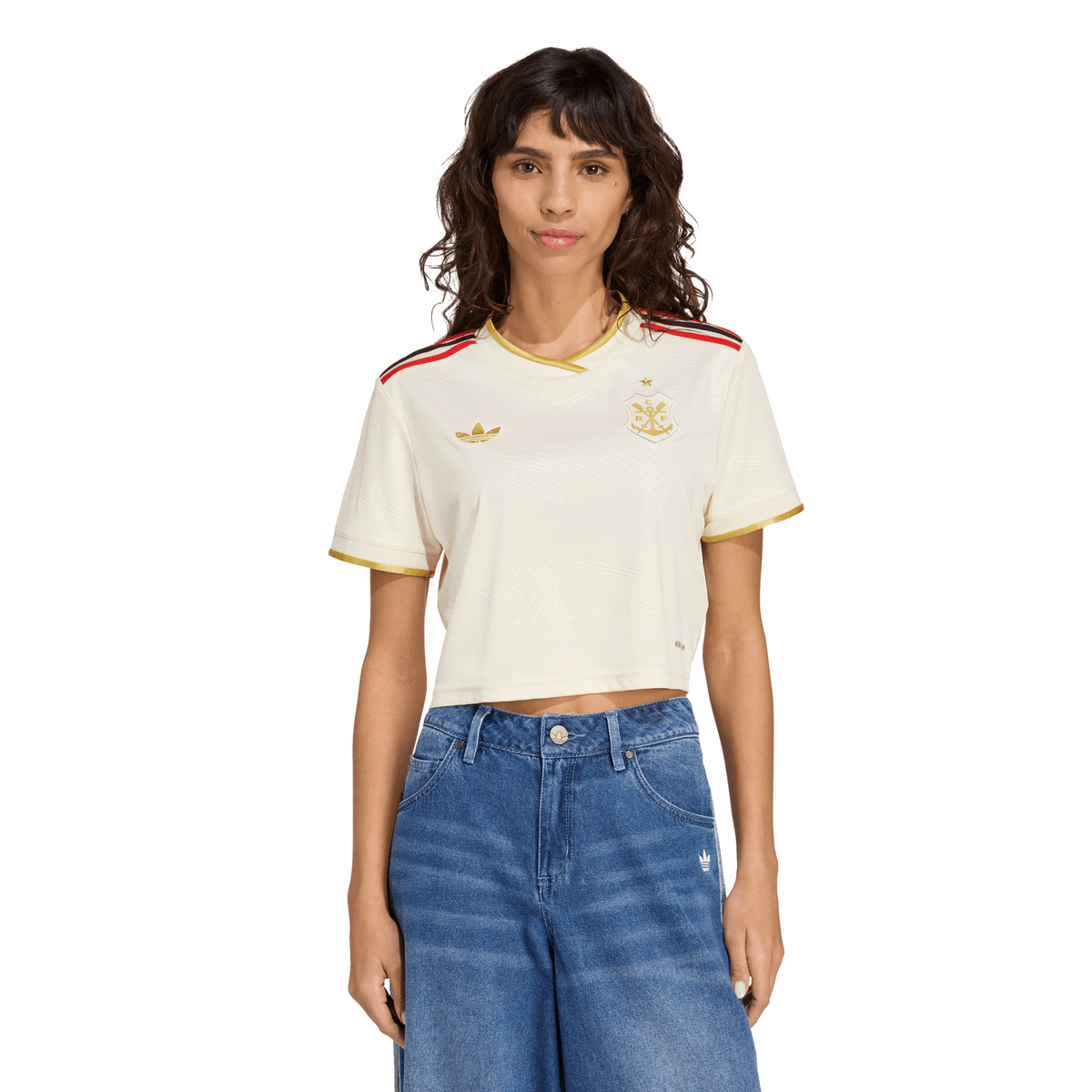 Cropped Flamengo Feminina Jogo 3 Adidas 2025