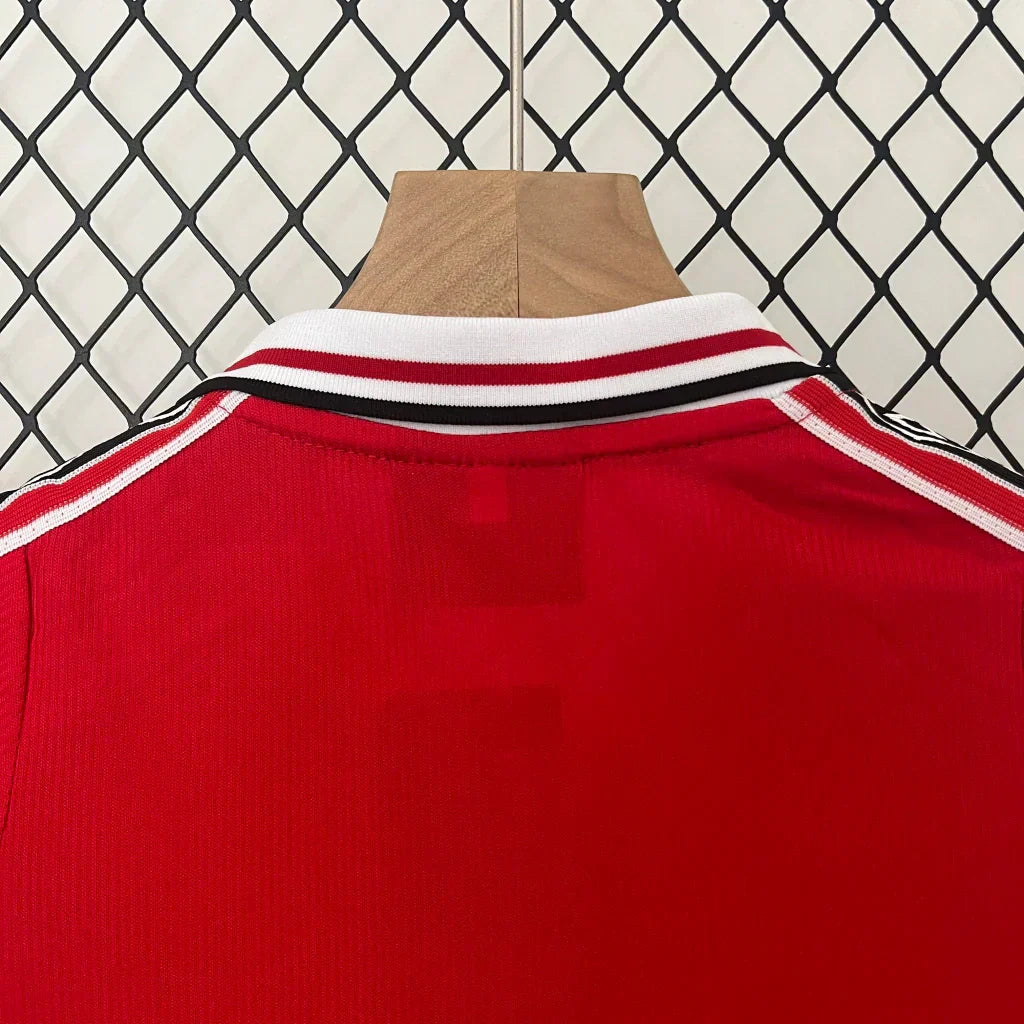 Kids Manchester United Home Kit 1999/2000 - Retrﾃｴ