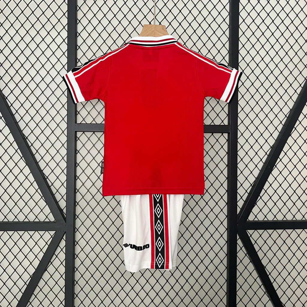 Kids Manchester United Home Kit 1999/2000 - Retrﾃｴ