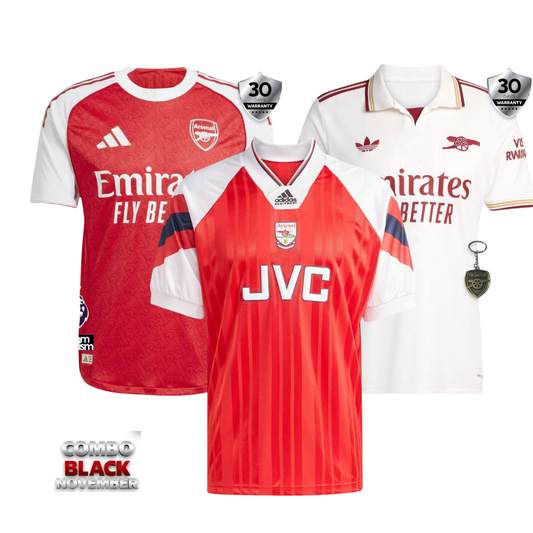 Combo Arsenal 3 Jerseys 25/26 for $109.90 Remake