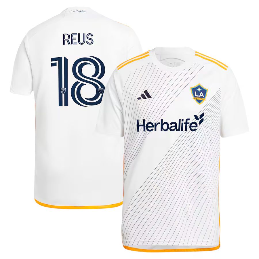 LA Galaxy Marco Reus 18 Home Fan Jersey 2025/26