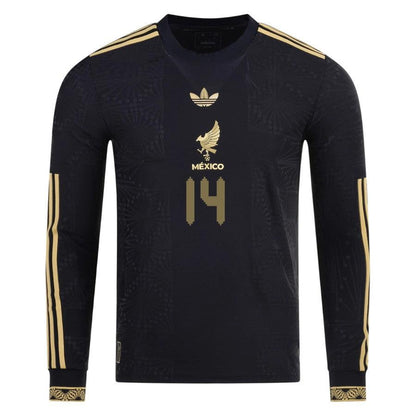 Mexico Chicharito  2025 Special Edition Long Sleeve Authentic Player Third Jersey by adidas