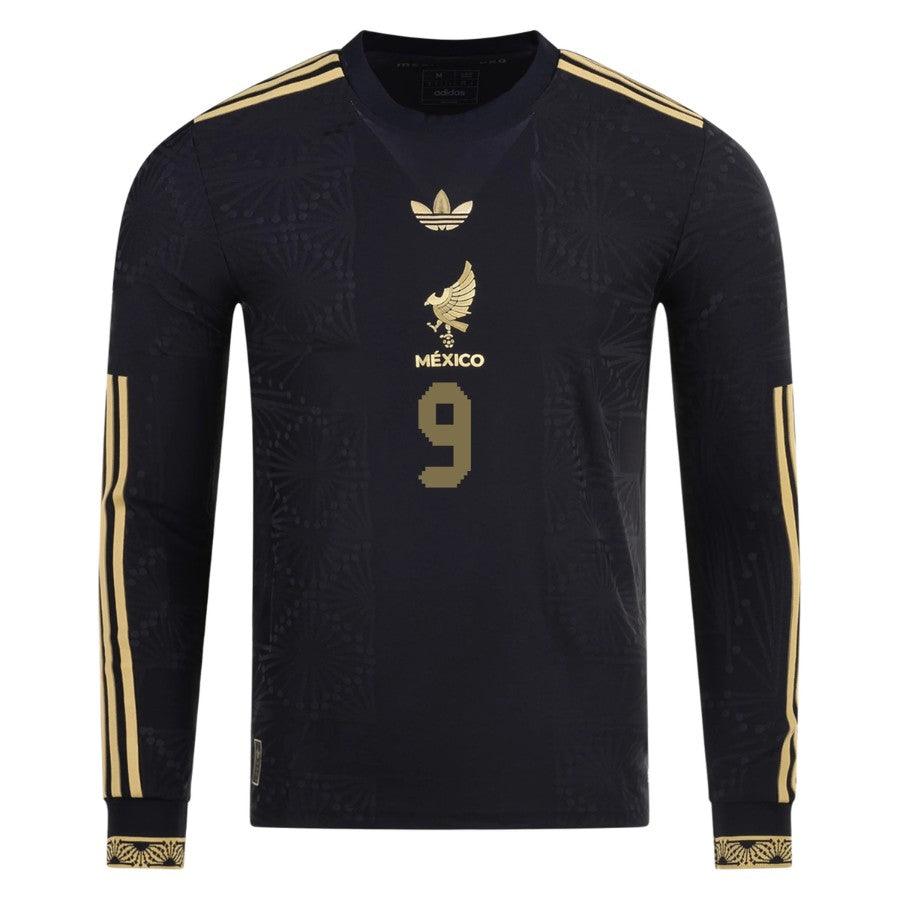 Mexico Raúl Jiménez 2025 Special Edition Long Sleeve Authentic Player Third Jersey by adidas