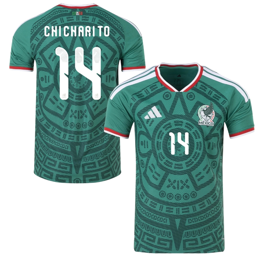 Mexico Home Chicharito 14 Authentic Player Shirt 2026 World Cup