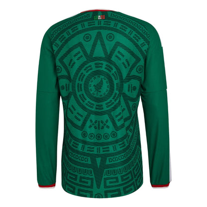Mexico Home Authentic Player Long Sleeve Shirt 2026 World Cup