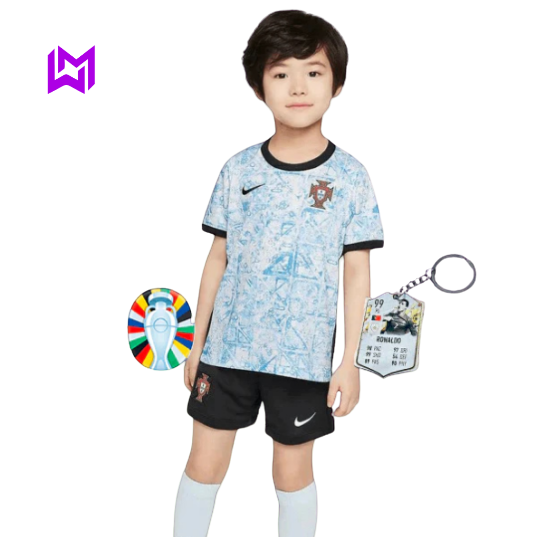 Conjunto Infantil Portugal Alternativa 2024/25 - ÚLTIMAS UNIDADES! 🇵🇹