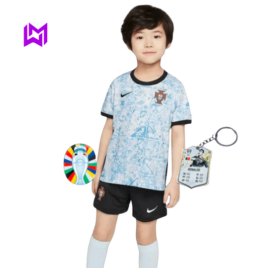 Conjunto Infantil Portugal Alternativa 2024/25 - ÚLTIMAS UNIDADES! 🇵🇹