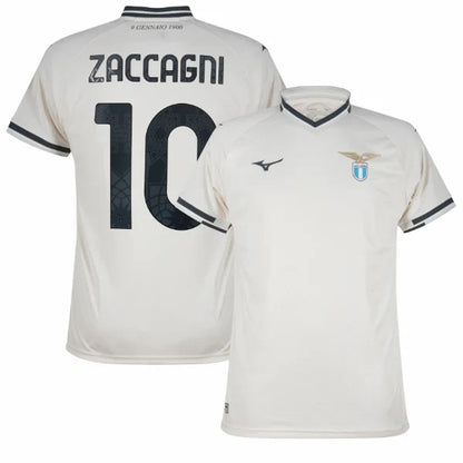 Lazio Away Zaccagni 10 Fan Jersey 2025/26 Official Printing