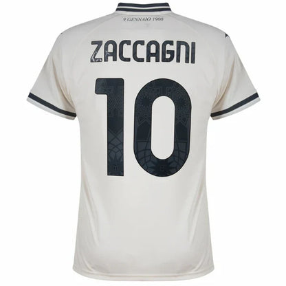 Lazio Away Zaccagni 10 Fan Jersey 2025/26 Official Printing