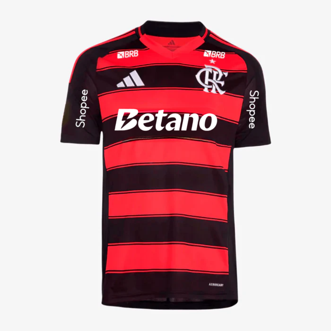 Camisa Adidas Flamengo 2025/26 I Com Patrocínio Betano