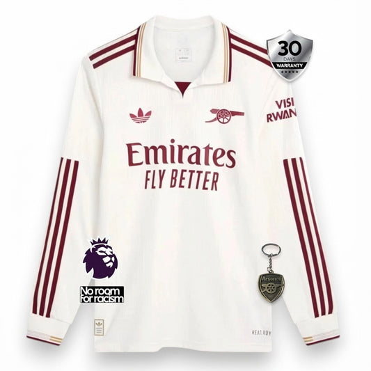 Arsenal Player Third Jersey 2025/26 Long Sleeve