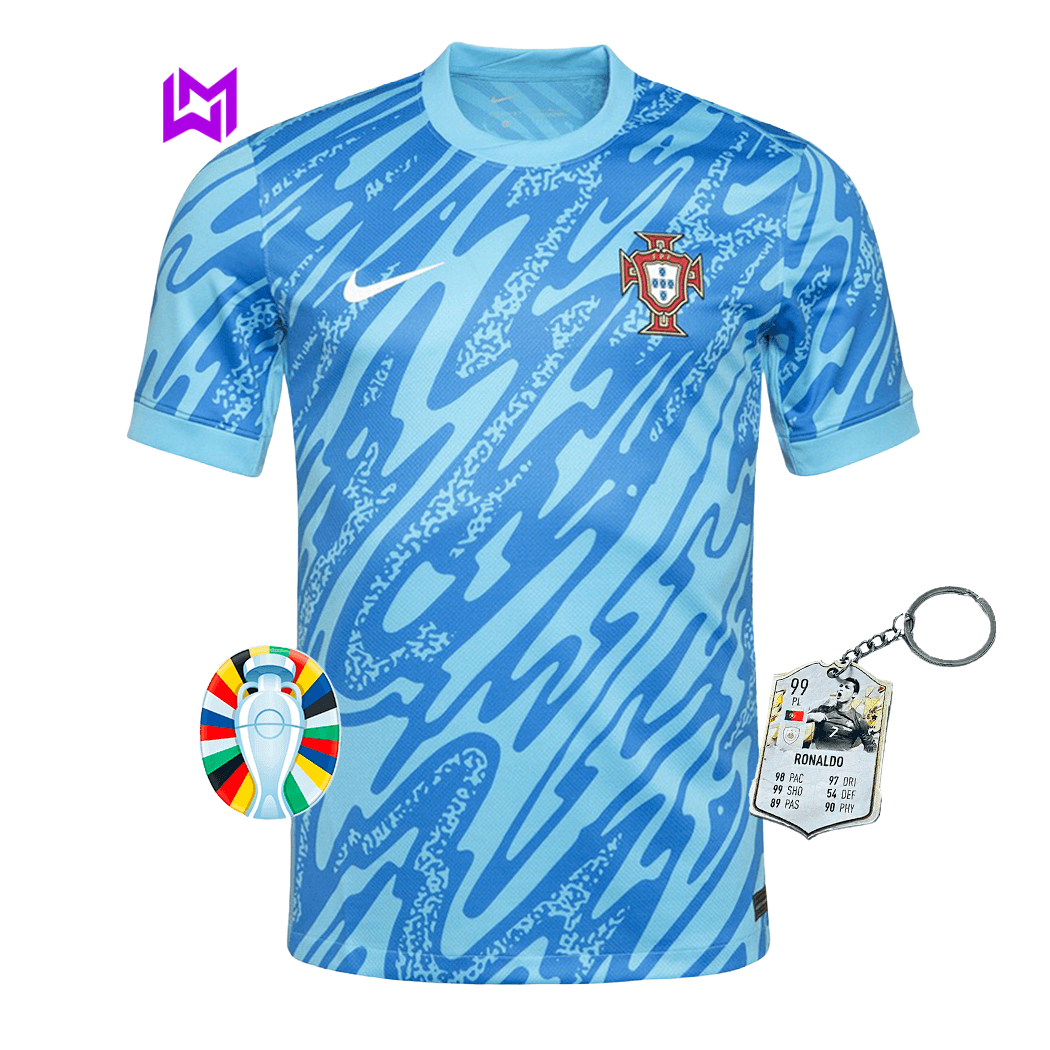 Camisola Portugal Guarda-Redes Azul 2024/25 - ÚLTIMAS UNIDADES! 🇵🇹