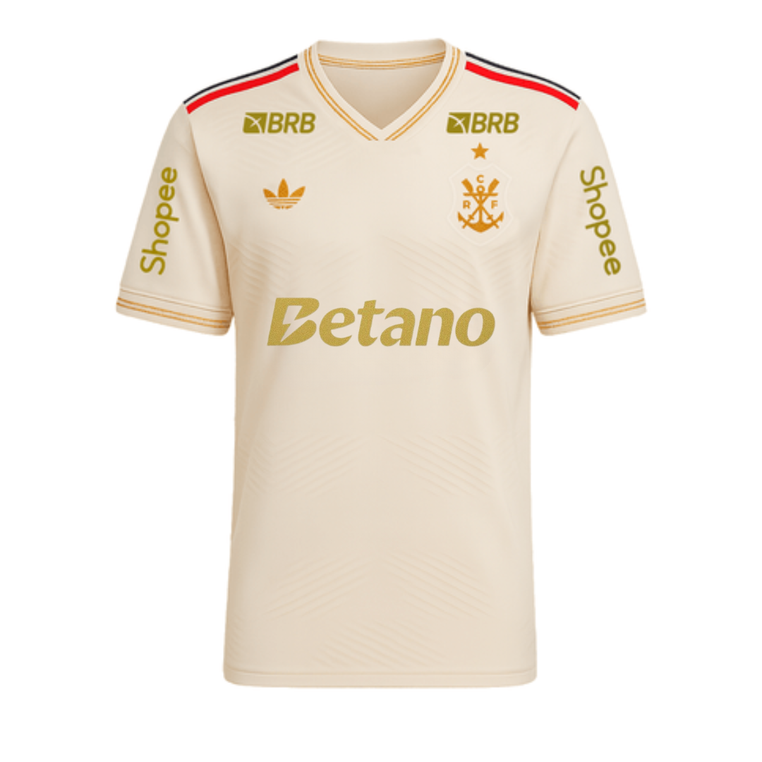 Camisa III Authentic  Flamengo 2025/26 Com Patrocinios Betano - Jogador [Slim Fit]