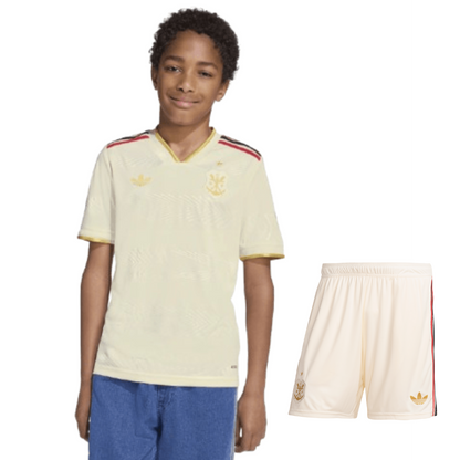 Conjunto Flamengo Infantil Manto 3 Adidas 2025