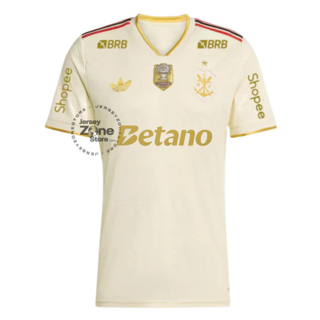 Manto Flamengo 2025/26 – Fan version All Sponsor Betano + Patch Copa do Brasil