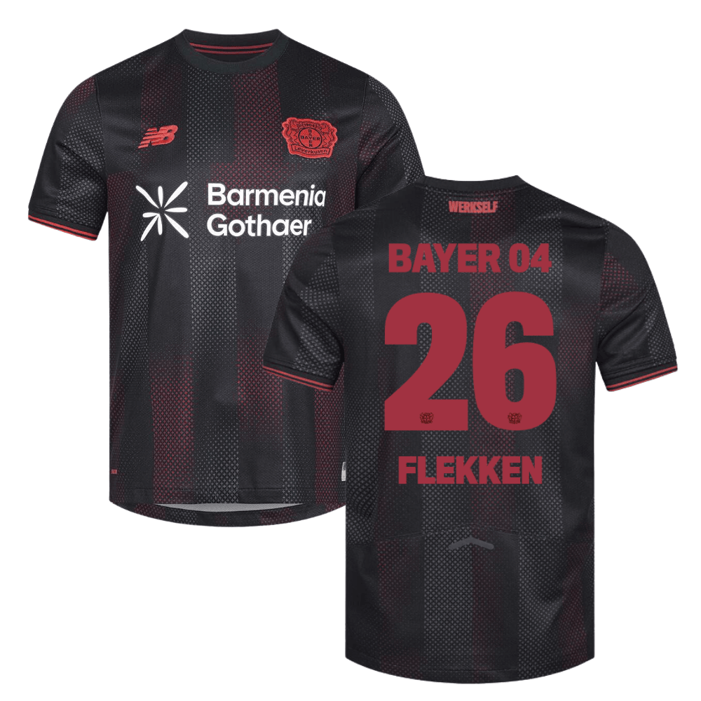 Mark Flekken 26 Leverkusen 2025-26 Home Match Jersey