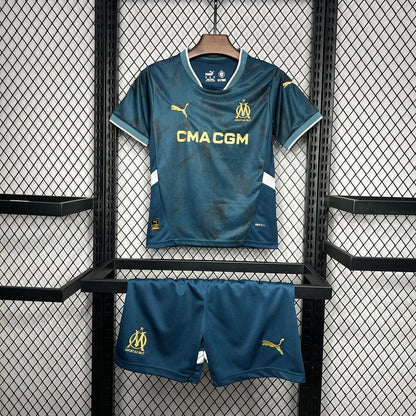Conjunto Infantil Olympique de Marseille away 24/25