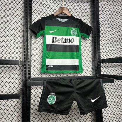 Conjunto Infantil Sporting home 24/25