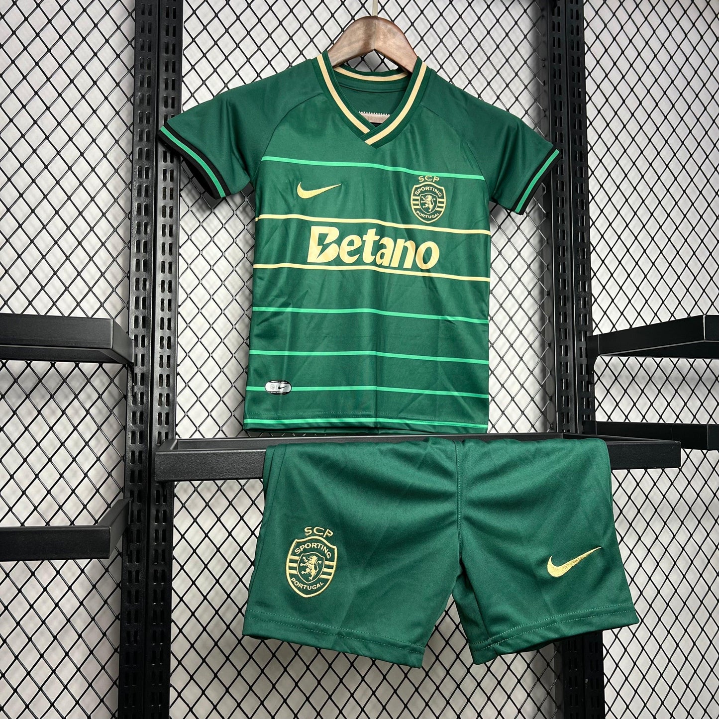 Conjunto Infantil Sporting away 24/25