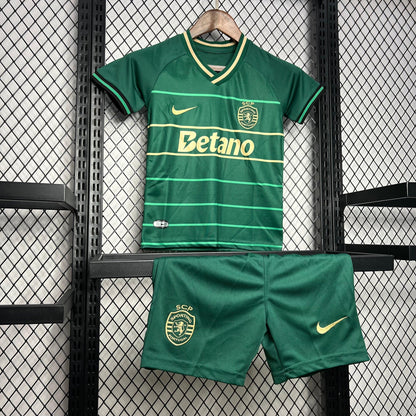 Conjunto Infantil Sporting away 24/25