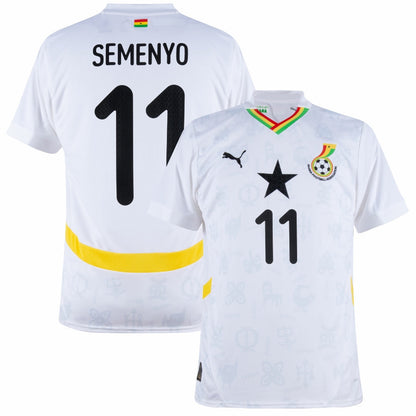 Ghana Semenyo 11 Home Fan Jersey 2025/26