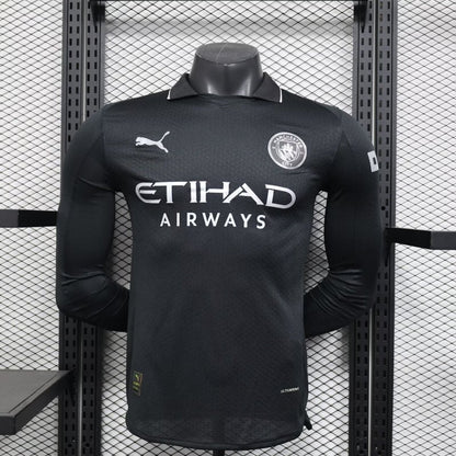 Manchester City Player Away Jersey 2025/26 Long Sleeve