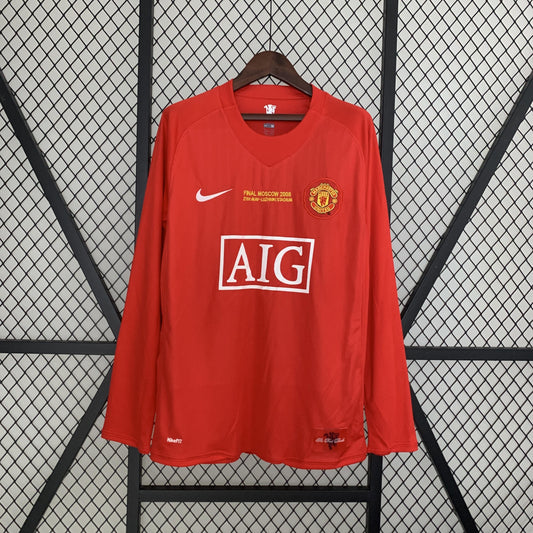 Manchester United Retro Jersey home 2007/08 - Champions