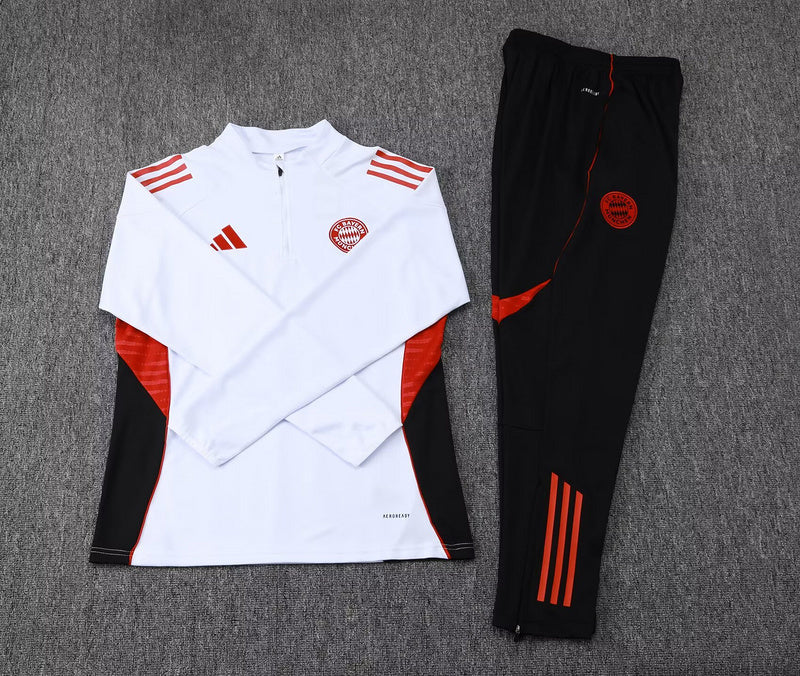 Bayern Munich Training White Tracksuit 25/26