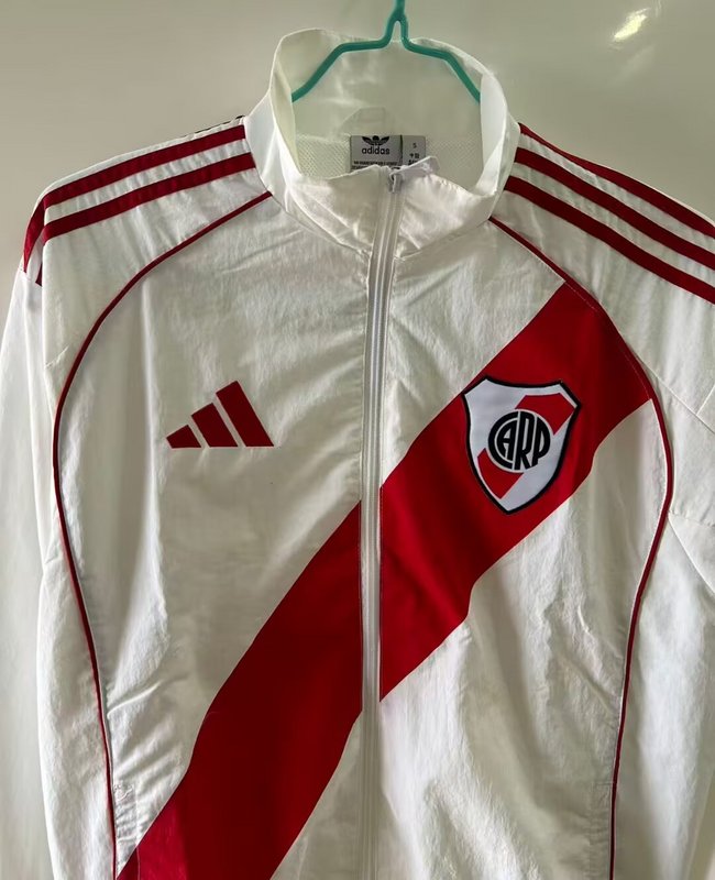 River Plate Windbreaker White