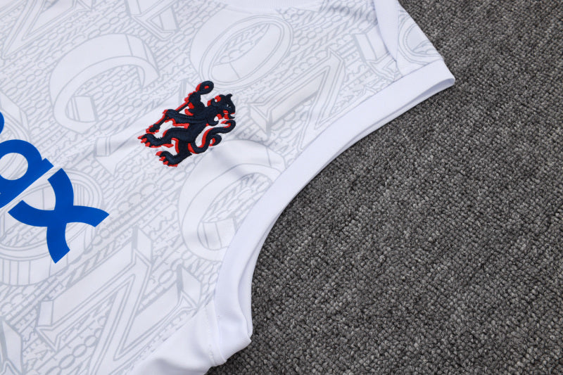 Chelsea Kit Pre Match Jersey + Shorts - No Sleeve 25/26