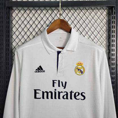 Real Madrid Home 16/17 Retro manga longa