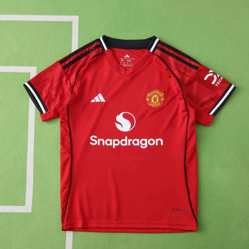 Kids Manchester United Home Kit 2025/26