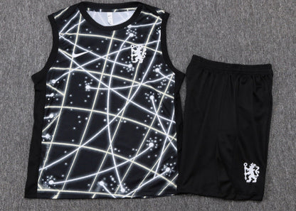 Chelsea Kit Pre Match World Cup Jersey + Shorts - No Sleeve 25/26