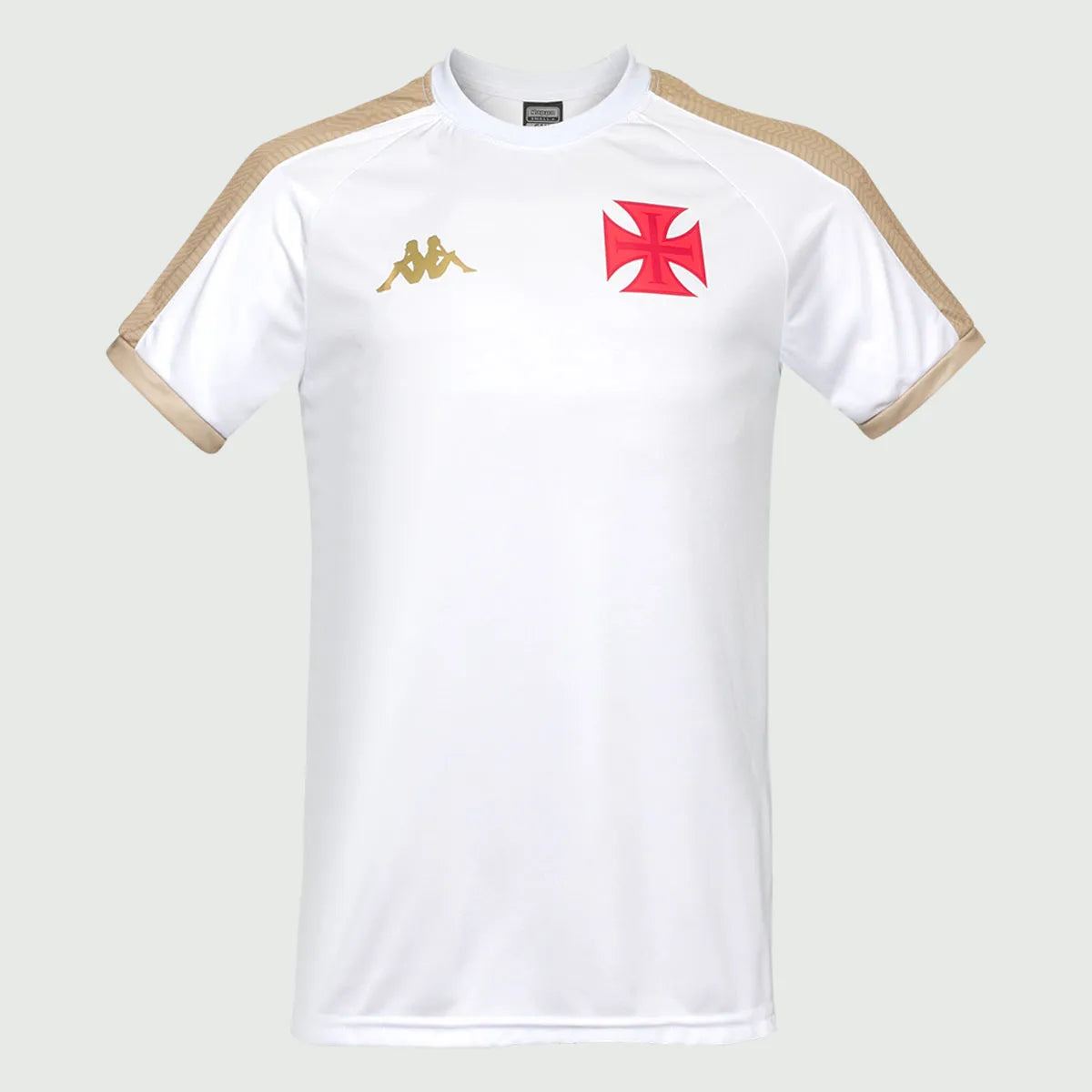 Camisa Vasco Supporter Gold Kappa Masculina Branca