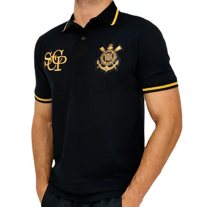 Camisa Corinthians Polo Retro Gold - SPR