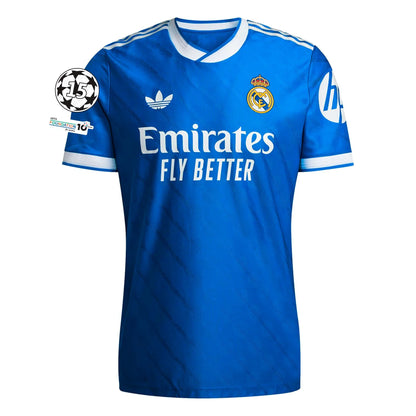 Real Madrid Third Fan Jersey 2025/26 adidas Originals+ Patch Champions League