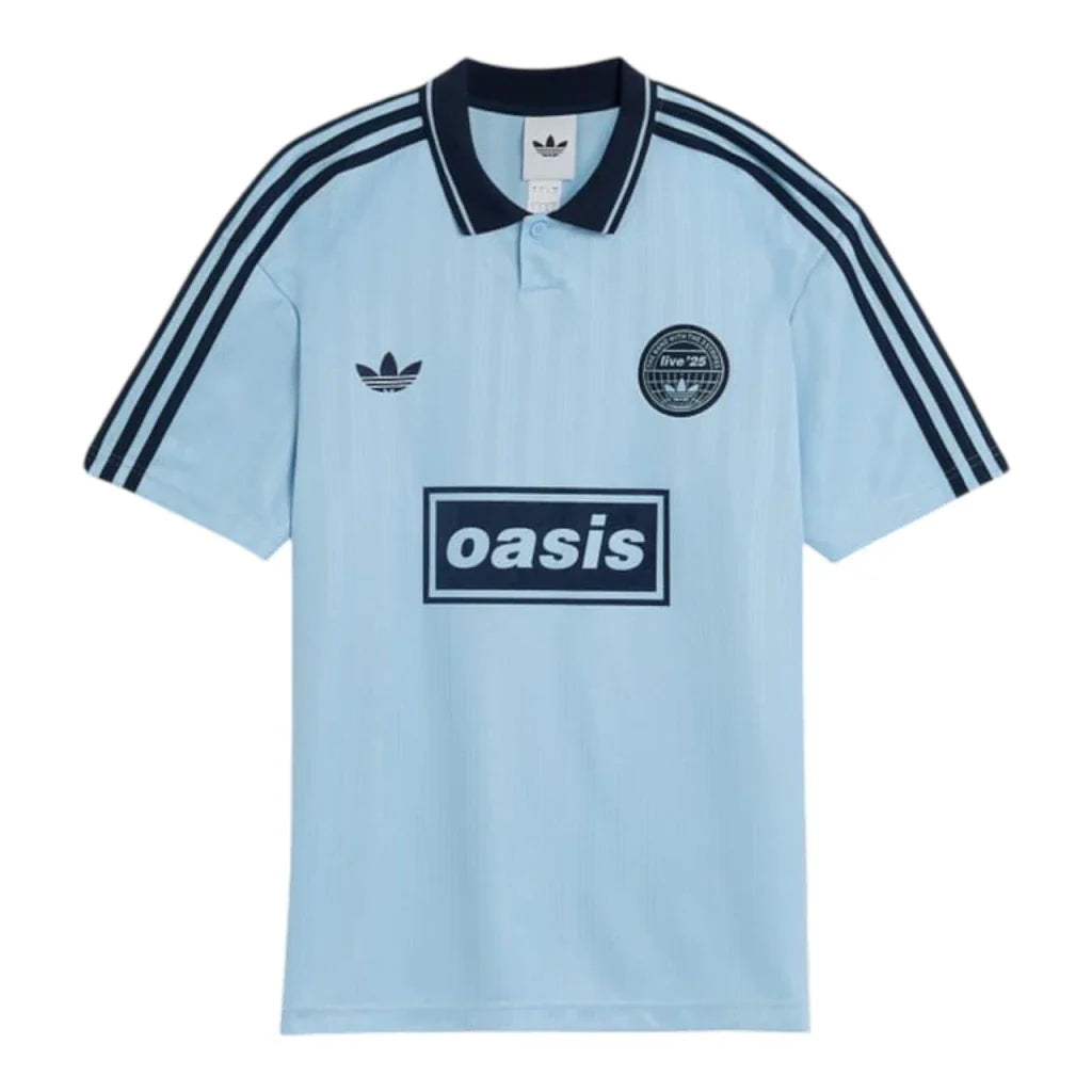 Adidas x Oasis Tour Jacquard Jersey Blue